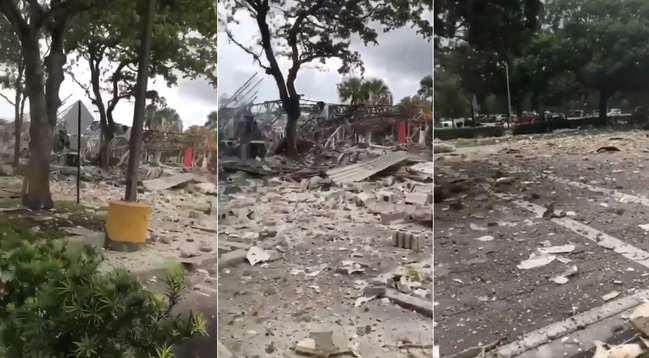 美國購物中心瓦斯氣爆 建築物殘骸噴飛四散 | 華視新聞