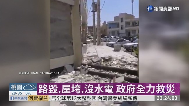 伊朗規模5.7淺層強震 1死24傷 | 華視新聞