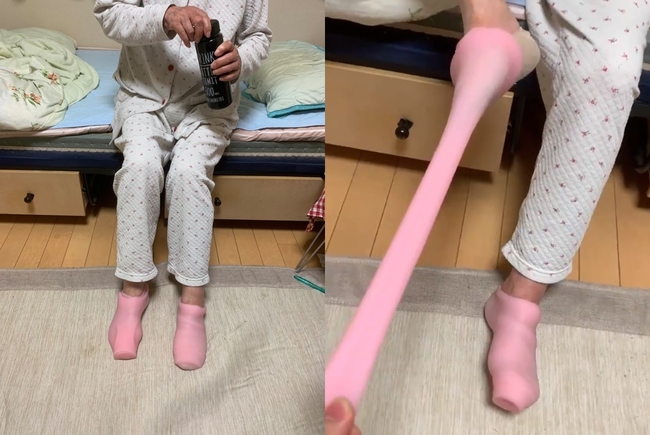 奶奶借「粉色玩具」當保暖襪 孫子崩潰搶回 | 華視新聞