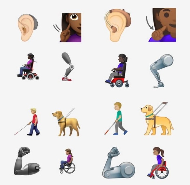 包容多樣性 蘋果.安卓推殘疾表情符號 | 華視新聞