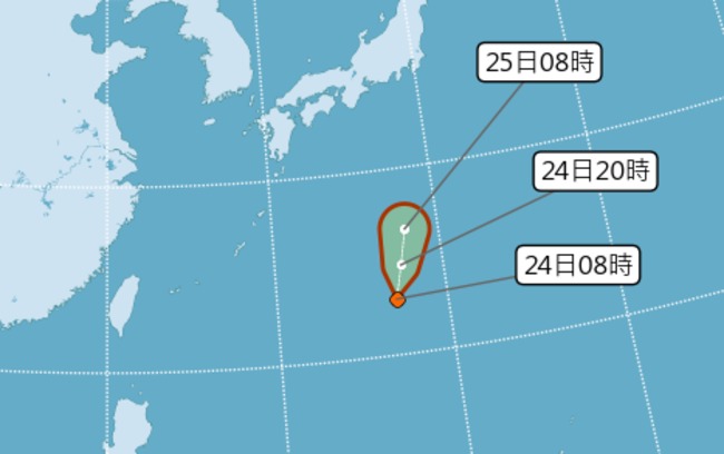 旅日民眾注意! 颱風「百合」最快今生成 | 華視新聞