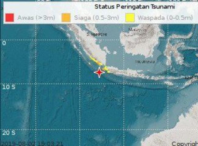 20:03印尼蘇門答臘7.4地震 當局發布海嘯警報 | 華視新聞