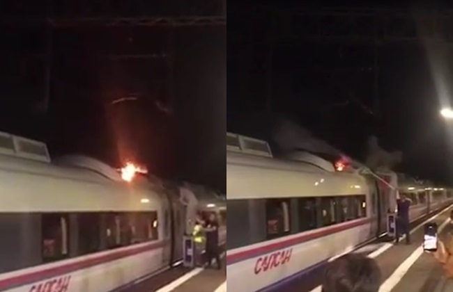 玩「火車衝浪」遭電死變火球 乘客聞「烤肉味」通報 | 華視新聞