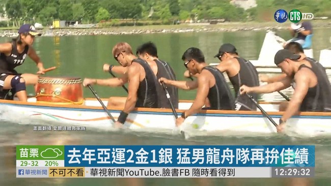 龍舟猛男氣走中國 奪世錦賽金牌 | 華視新聞