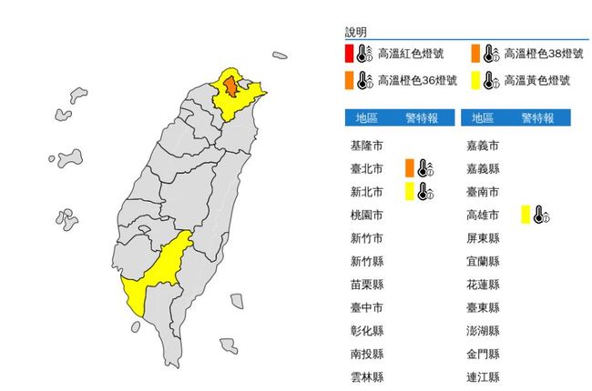 台北中午飆36.8度 氣象局：雙北、高雄防熱傷害 | 華視新聞