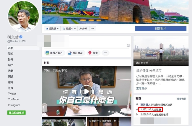 不斷失言！ 柯文哲臉書粉絲跌破200萬大關 | 華視新聞