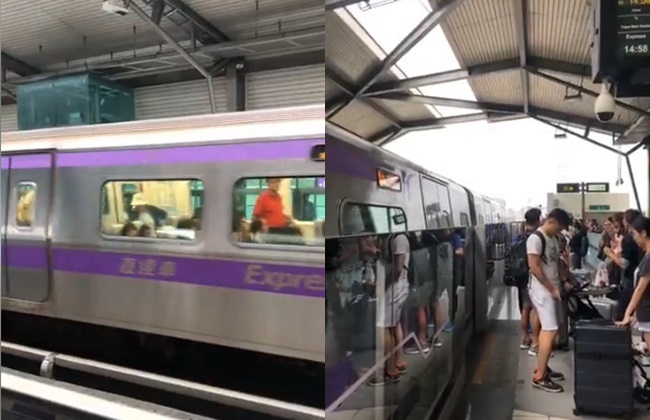 【影】桃捷列車電力跳脫 乘客遭趕下車、直達車停駛 | 華視新聞