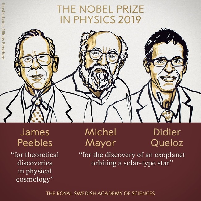 諾貝爾物理獎揭曉 瑞士、加拿大3學者獲獎 | 華視新聞
