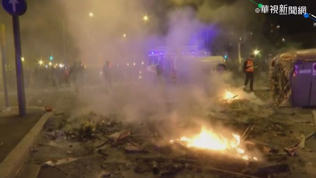 加泰隆尼亞獨派民眾示威 與警爆衝突 | 華視新聞