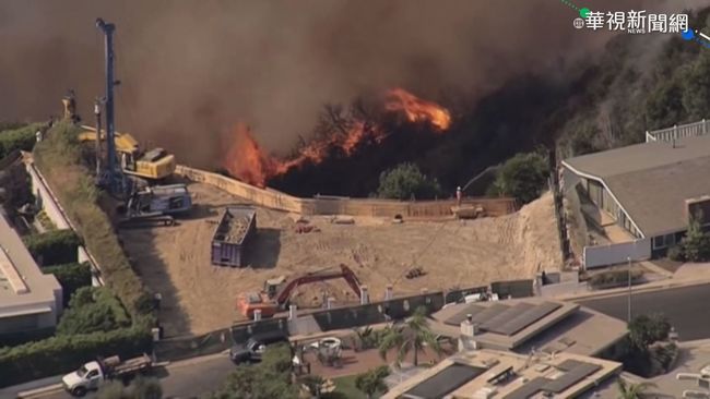 美國加州南部山區 野火猛烈竄燒 | 華視新聞