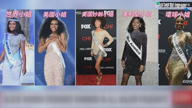 史上首次! 5大選美冠軍「全是非裔」 | 華視新聞