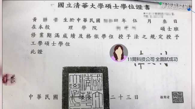 女偽造名校畢業證書 騙到工作與丈夫 | 華視新聞