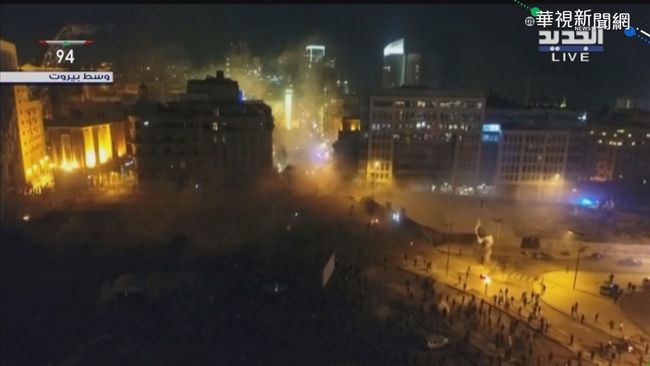 黎巴嫩反政府示威 警民衝突逾220傷 | 華視新聞
