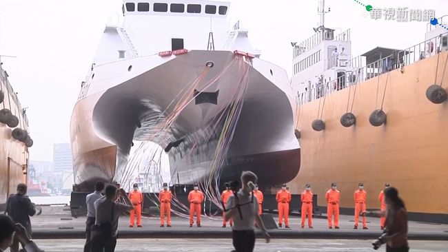 首艘600噸級雙船體 「安平艦」今下水 | 華視新聞