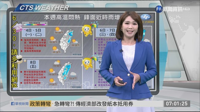今明好天氣 週三鋒面來襲 | 華視新聞