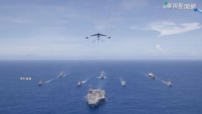 美連12天軍演 4架B-1B轟炸機抵關島 | 華視新聞