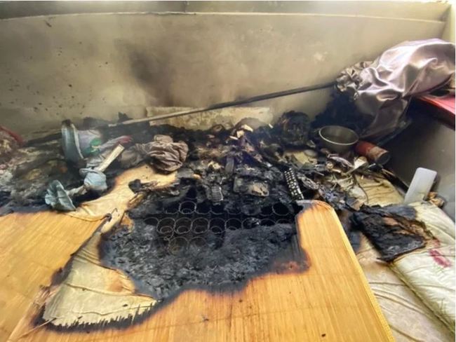 台中套房床起火 獨居男70%燒燙傷 | 華視新聞