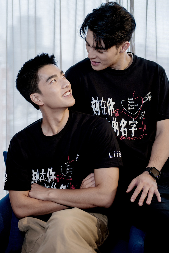 曾敬驊(左)與陳昊森日前接受LiTV線上影視專訪。