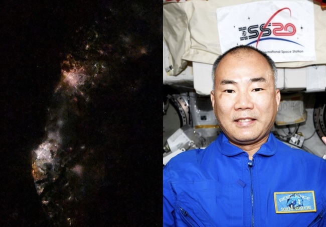 SpaceX日籍太空人發台灣夜空照! 台南高雄閃耀模樣被讚爆 | 華視新聞