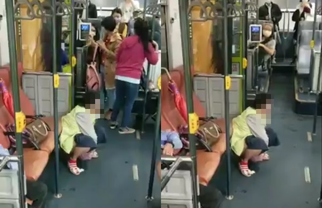婦搭公車竟脫褲拉屎 乘客嚇傻、司機怒：叫警察！ | 華視新聞