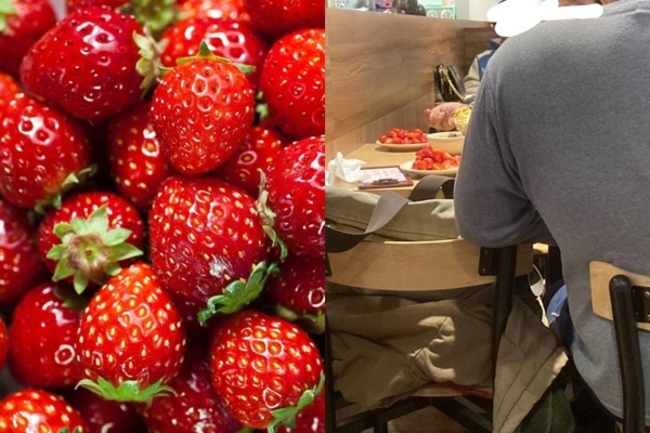 母子吃到飽餐廳「暴風狂掃草莓」 遭酸：是沒看過嗎 | 華視新聞