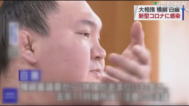 日本橫綱相撲力士白鵬 確診新冠病毒 | 華視新聞