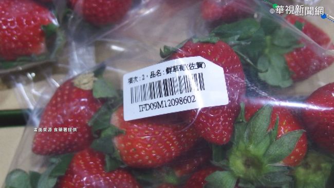 日本草莓驗出農藥.鎘超標 須退運銷毀 | 華視新聞