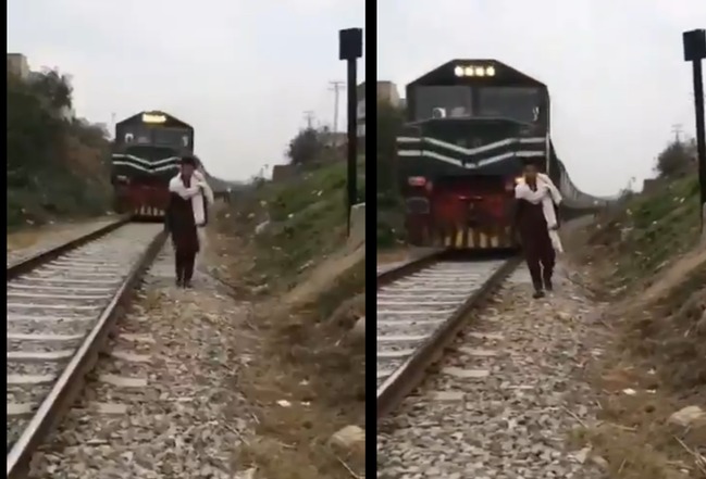 18歲男子「走鐵軌拍抖音」下秒遭火車撞飛身亡 | 華視新聞