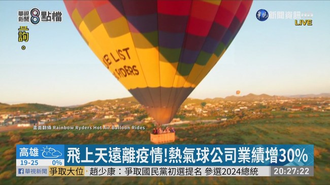 疫情下逆勢成長 熱氣球公司招｢機師｣ | 華視新聞