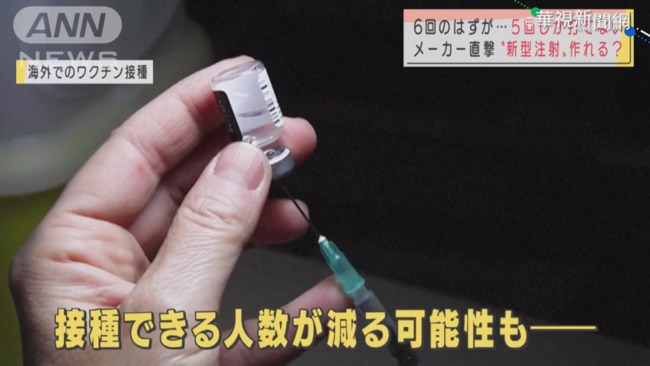 日本爆針筒之亂! 恐浪費2千萬劑疫苗 | 華視新聞