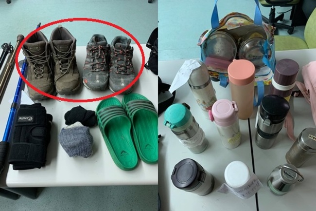 爬玉山連鞋子都忘！塔塔加遊客失物驚見「2雙登山鞋」 | 華視新聞