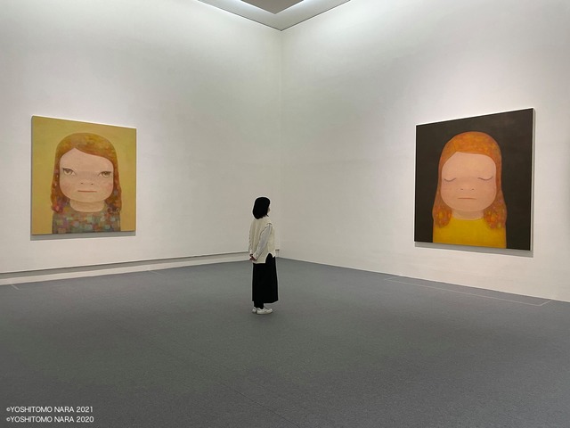 《奈良美智特展》展覽現場。(翻攝自中華文化總會臉書)