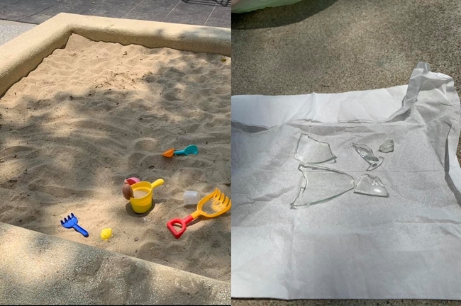 孩子玩沙突拿「透明物」！媽檢查沙堆竟挖出6塊碎玻璃 | 華視新聞