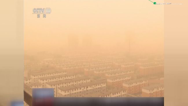 天空一片黃! 沙塵暴侵襲中國急發預警 | 華視新聞