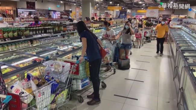 新加坡疫情升溫 明起封城民眾搶購 | 華視新聞