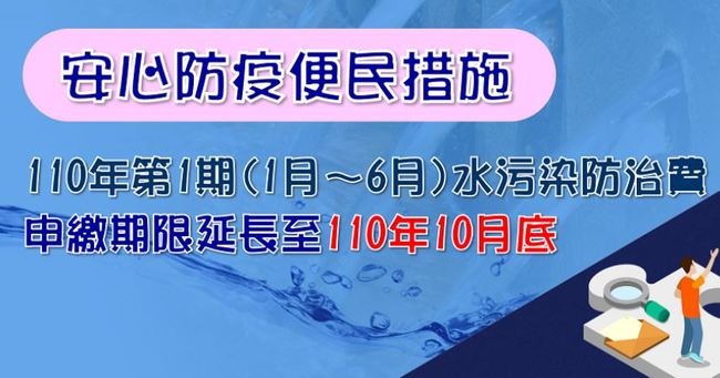 助業者安心防疫！水汙費申繳期限延長至10月底 | 華視新聞