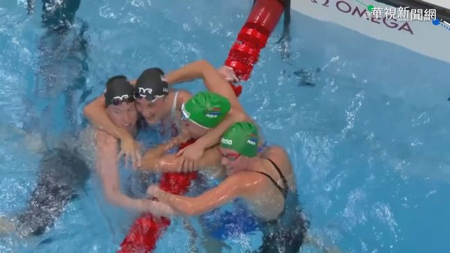 南非女泳將200蛙奪金 2分18秒95創紀錄 | 華視新聞