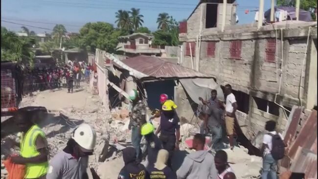 海地強震近1300死5700傷 鄰國馳援 | 華視新聞