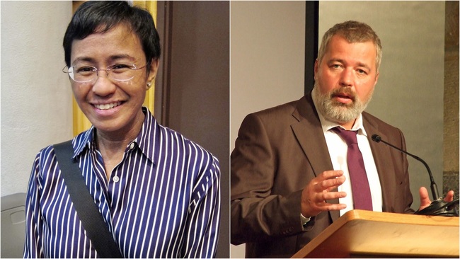 諾貝爾和平獎頒給2新聞人 「捍衛言論自由」獲肯定 | 華視新聞