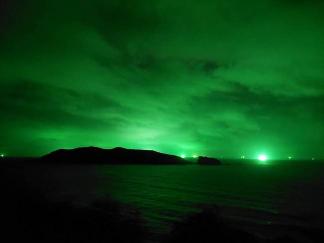馬祖驚現綠色極光 竟是遭中國漁船包圍 | 華視新聞