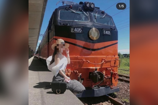 女子違規坐月台遭嗆「為拍照當亡美」 台鐵已報警 | 華視新聞