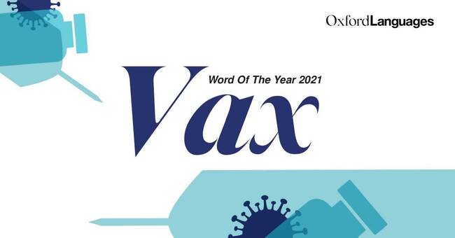 牛津字典公布 2021年度代表字 「Vax」使用量暴增72倍 | 華視新聞