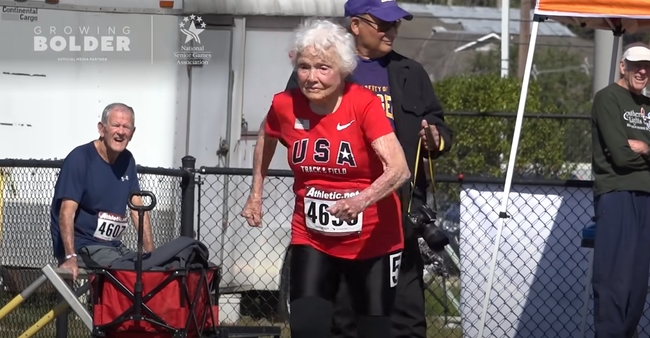 百歲人瑞也能跑百米 105歲阿嬤寫世界紀錄 | 華視新聞