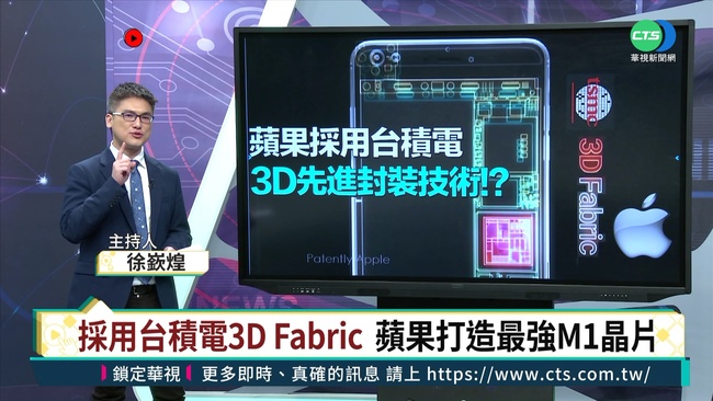 台積電"3D先進封裝" 打造蘋果最強M1晶片 | 華視新聞
