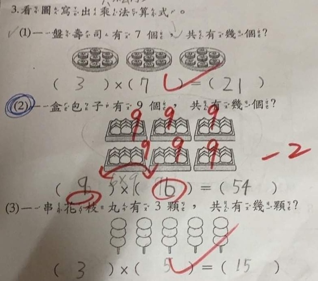 小二數學「6x9」被扣分！網看題目戰翻：根本考國文 | 華視新聞