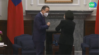 接見美特使團 蔡:冷眼姑息侵略威脅更多