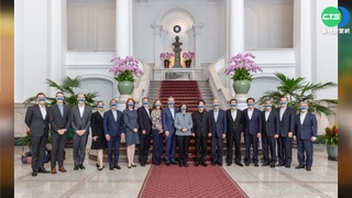 宴請美代表團 總統:與民主夥伴攜手合作