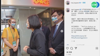 烏學生當面謝台灣相挺 總統:盡全力支持