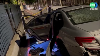 中和深夜槍響 賓士拒檢逃 警開3槍1人腦中彈