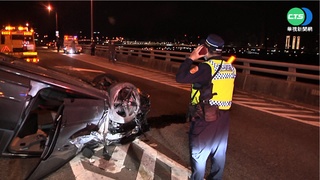 酒駕翻車怕被罰 跳下10樓高架橋幸輕傷